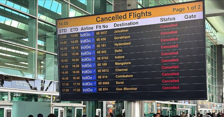 Bengaluru IndiGo cancellations at Bengaluru airport drop below 100