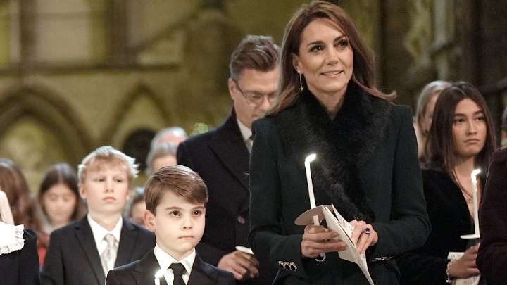 Prince Louis could be his mum Kate Middleton's clone