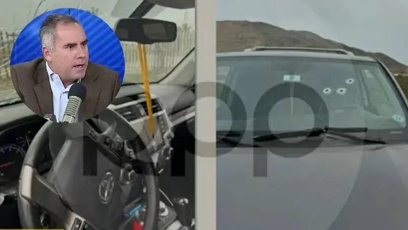 Precandidato Rafael Belaúnde fue atacado a balazos cuando manejaba por Cerro Azul