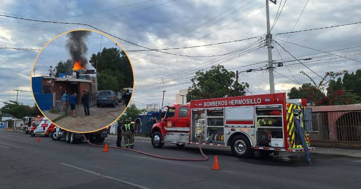 Incendio en vivienda de la colonia San Benito moviliza a cuerpos de rescate