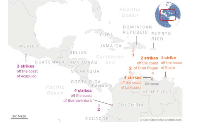 EE. UU. ejecutó cuatro bombardeos cerca de Buenaventura, según Washington Post