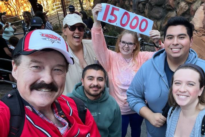 California man marks his 15,000th spin on Disneyland's 'Cars' ride