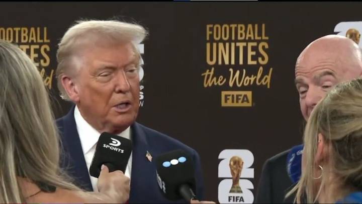 En la previa del sorteo del Mundial, Donald Trump elogió a Javier Milei: "Está haciendo un muy buen trabajo"