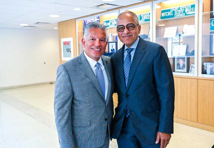 NY Chief Administrative Judge exemplifies hands