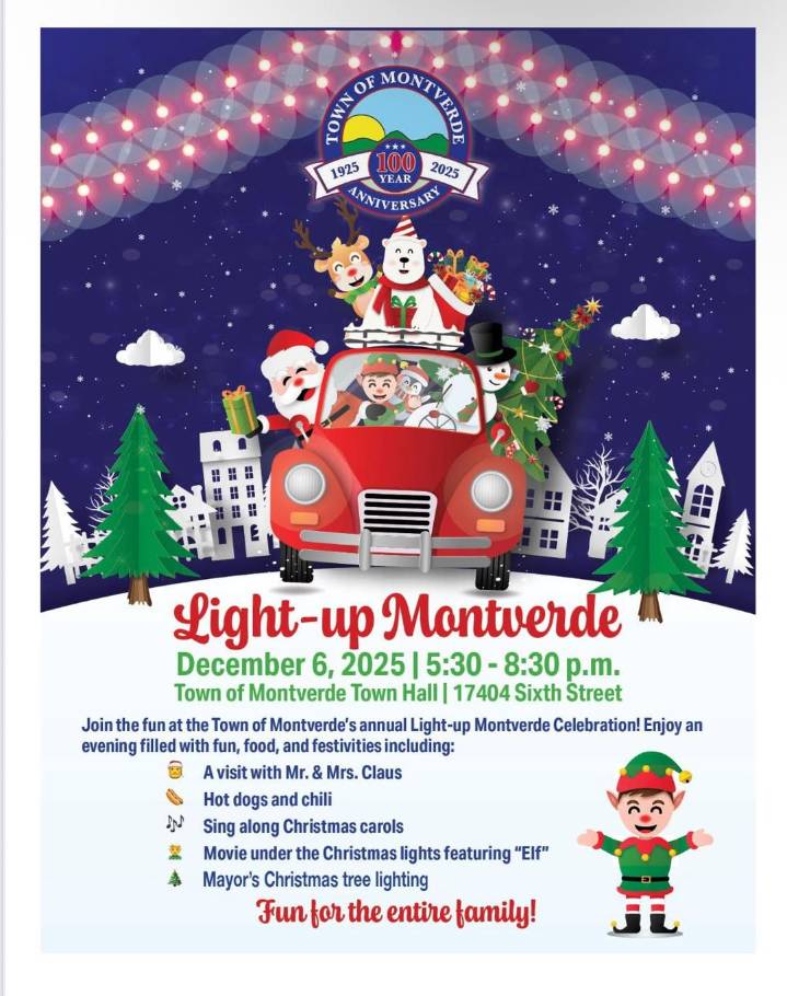 Town of Montverde to Host “Light-Up Montverde” on Saturday, December 6