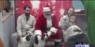 "Santa Claus takes photos with furry friends to support Hancock County SPCA "