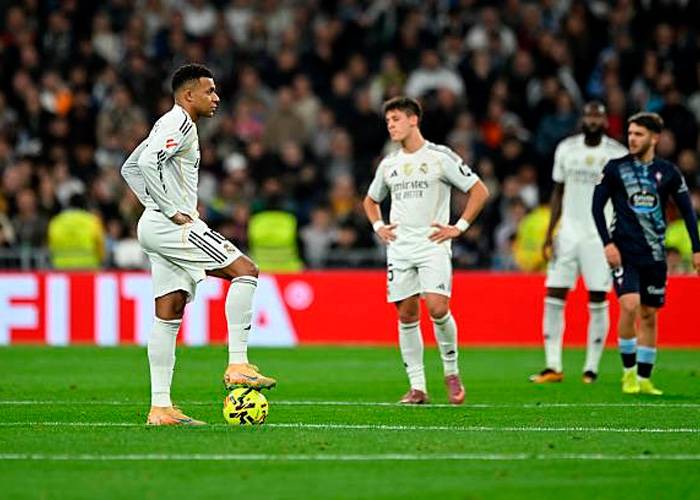 Real Madrid cayó 2×0 con Celta de Vigo en el cierre de la 15ª fecha de LaLiga