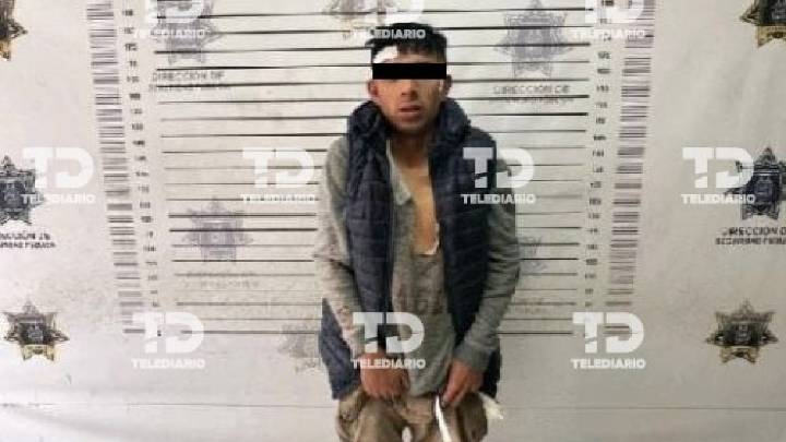 Francisco, quien estaba drogado, es detenido tras causar daños a Jeep afuera de pizzería en Saltillo