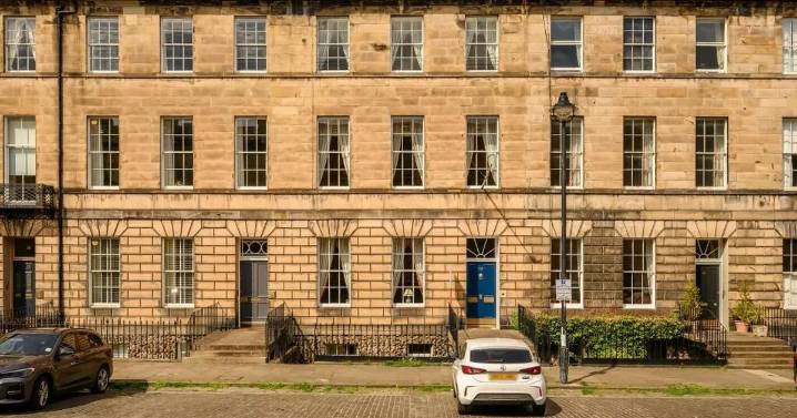 Elegant five-bed townhouse joins the market in plush New Town street