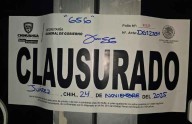 Clausuran seis establecimientos durante la última semana