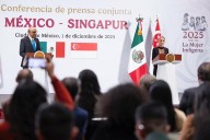 Sheinbaum firma de acuerdos para cooperación con Singapur