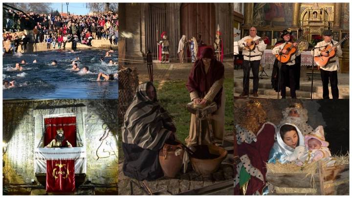 Las citas que no te puedes perder en Navidad en Castilla-La Mancha: música, baños helados y belenes vivientes