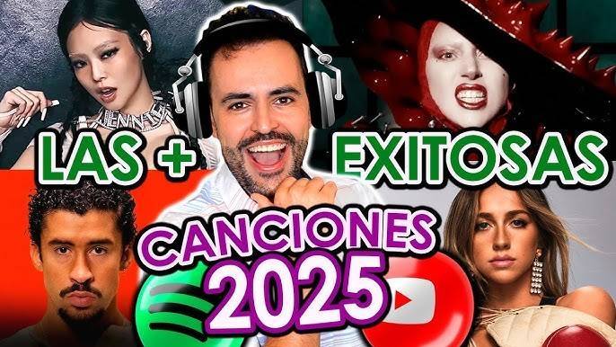 Top 10 canciones más escuchadas en YouTube 2025