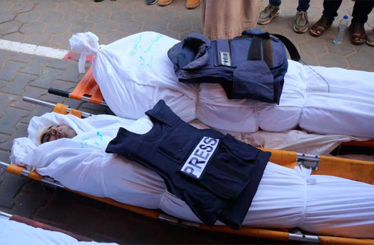 RSF cifra en 67 los periodistas asesinados en 2025, casi la mitad de ellos en Gaza