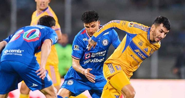 Todo se define en el “Volcán”: Cruz Azul y Tigres igualan a un gol en la ida de las semifinales