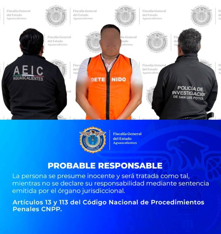 Sujeto buscado por homicidio en San Luis Potosí fue capturado en Jesús María