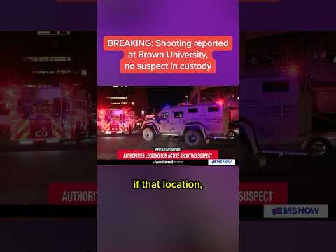 BREAKING: Shooting reported at Brown University, no suspect in custody