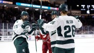 Goals elusive but Shane Vansaghi a 'winning player' for No. 3 MSU hockey
