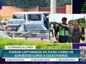 Madre sale a defender a sus hijos detenidos por presunto cobro de cupo: "Son llenadores de combi"