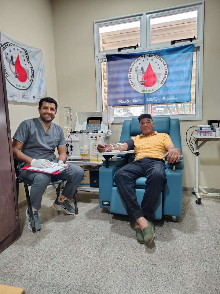 Cada vez son más los vecinos que se suman a la donación de sangre en Palo Santo