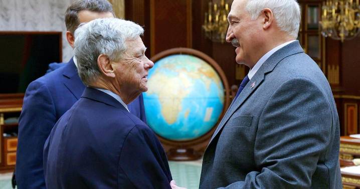 Belarus leader hosts U.S. envoy as he seeks to improve his country's ties with the West