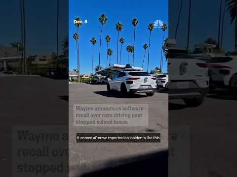 Waymo announces recall over cars driving past stopped school buses