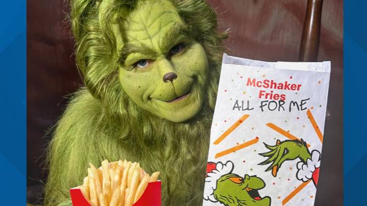 The Grinch Meal arrives at McDonald's: Here's what you can get
