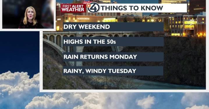 ⛅A welcome break from the wet weather this weekend, but the rain returns next week