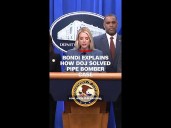 Bondi touts DOJ solving pipe bomber case