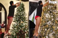 Mario Lopez Recreates His Viral 2012 Cheeky Christmas Underwear Photo (Exclusive)