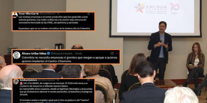 Centro Democrático critica reunión de AmCham con Iván Cepeda por “apoyar a quienes quieren implantar el Castro