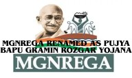 MGNREGA Renamed as Pujya Bapu Gramin Rozgar Yojana