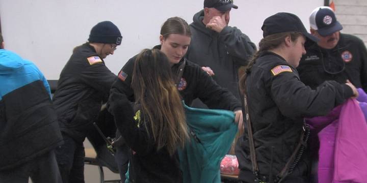 Grand Island Fire Department provides coats for kids during Operation Warmth