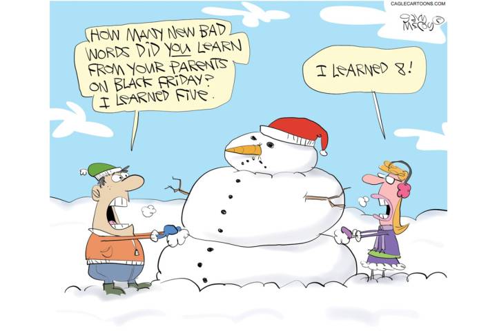 Editorial cartoon for Friday, Dec. 5, 2025