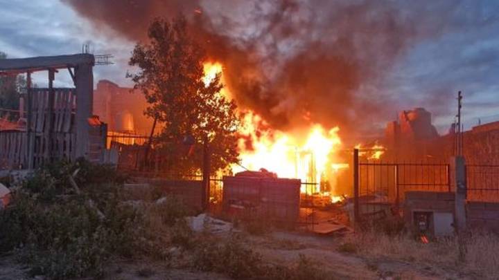Un incendio destruyó una vivienda en Fracción 15: no hubo heridos