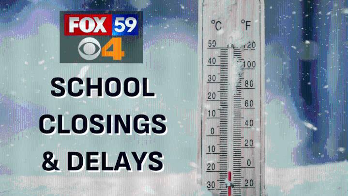 Central Indiana schools announce closures, delays after wintry weekend of weather