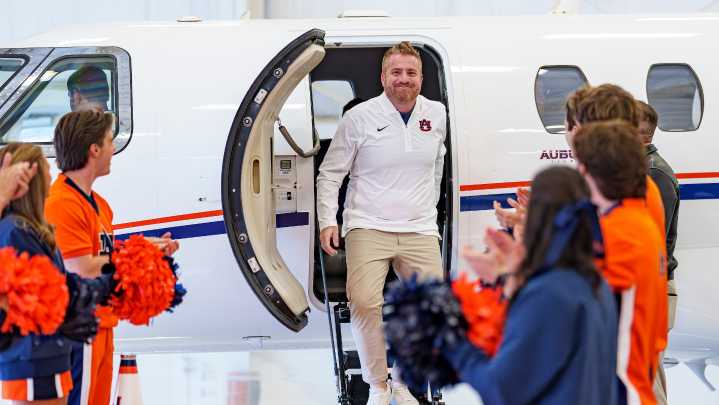 Auburn football introduces head coach Alex Golesh