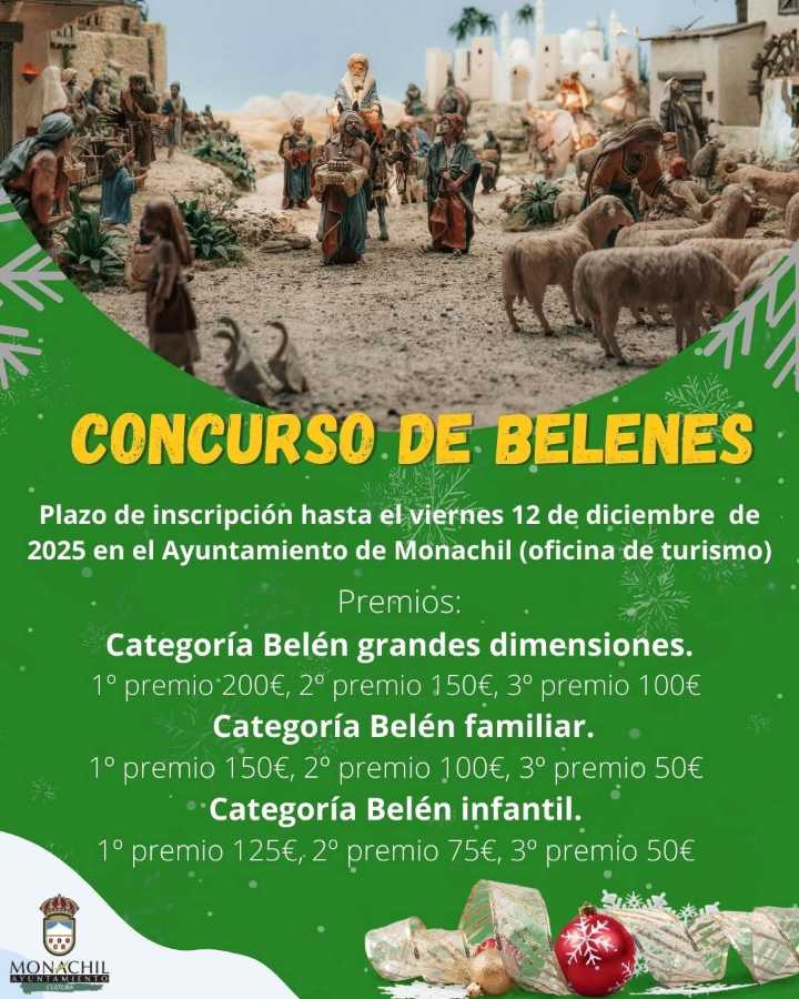 Monachil premiará las mejores fachadas y balcones navideños