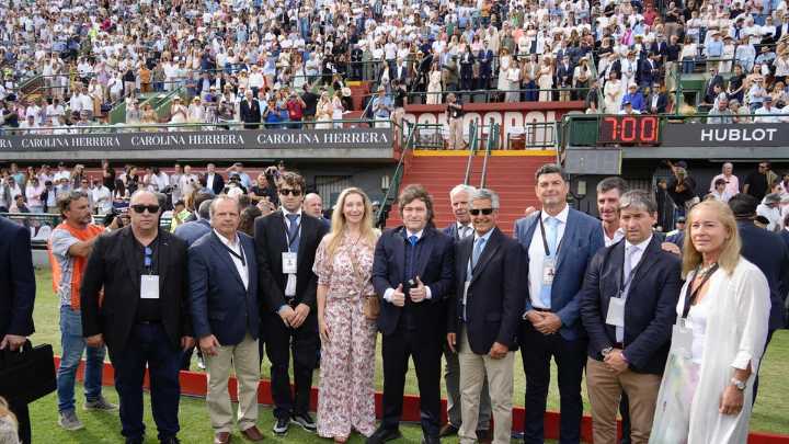 El Presidente asistió a la Final del Abierto Argentino de Polo de Palermo