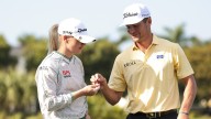 Charley Hull, Michael Brennan and Lexi Thompson, Wyndham Clark shoot record 55s at Grant Thornton