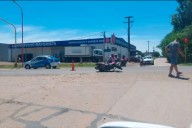 Choque entre motos dejó a embarazada herida y otras dos personas con lesiones leves