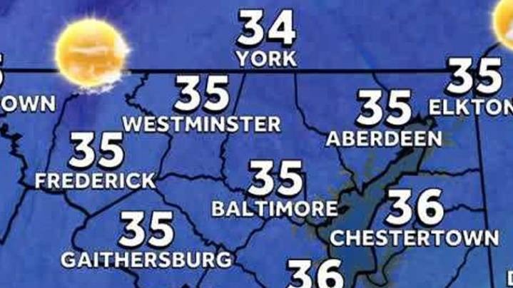 Weather: Temperatures remain much colder than normal across Maryland