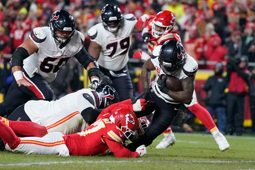 Texans stifle Patrick Mahomes and Chiefs in 20-10 victory to keep pace in AFC South race