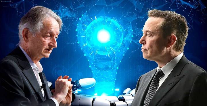 Hinton y Musk coinciden: la IA traerá crisis económica global
