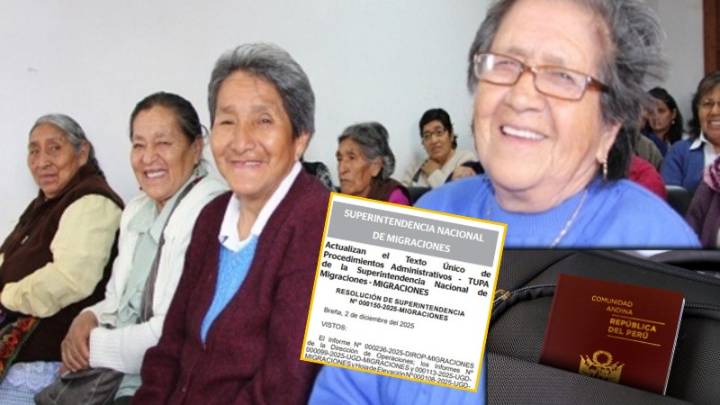 Migraciones: Adultos mayores ya no necesitarán cita para tramitar pasaporte