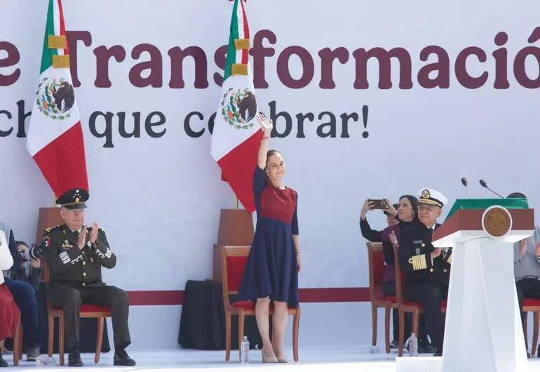 ‘Nunca voy a traicionar’, grita Sheinbaum ante 600 mil simpatizantes en el Zócalo