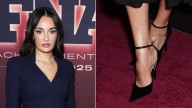 Amina Muaddi Wears Her Signature Anok Pumps on FNAA 2025 Red Carpet