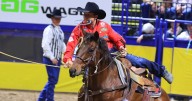 NFR Round 9: Haven Meged hits paydirt; Sam Petersen in mix entering final night