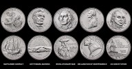Coins marking America's 250th birthday unveiled without designs for Trump, civil rights or suffrage