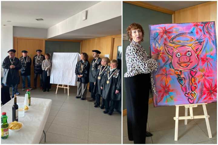 La Rifa del Cuto Divino ya tiene cartel para 2026: una artista navarra ha donado la obra